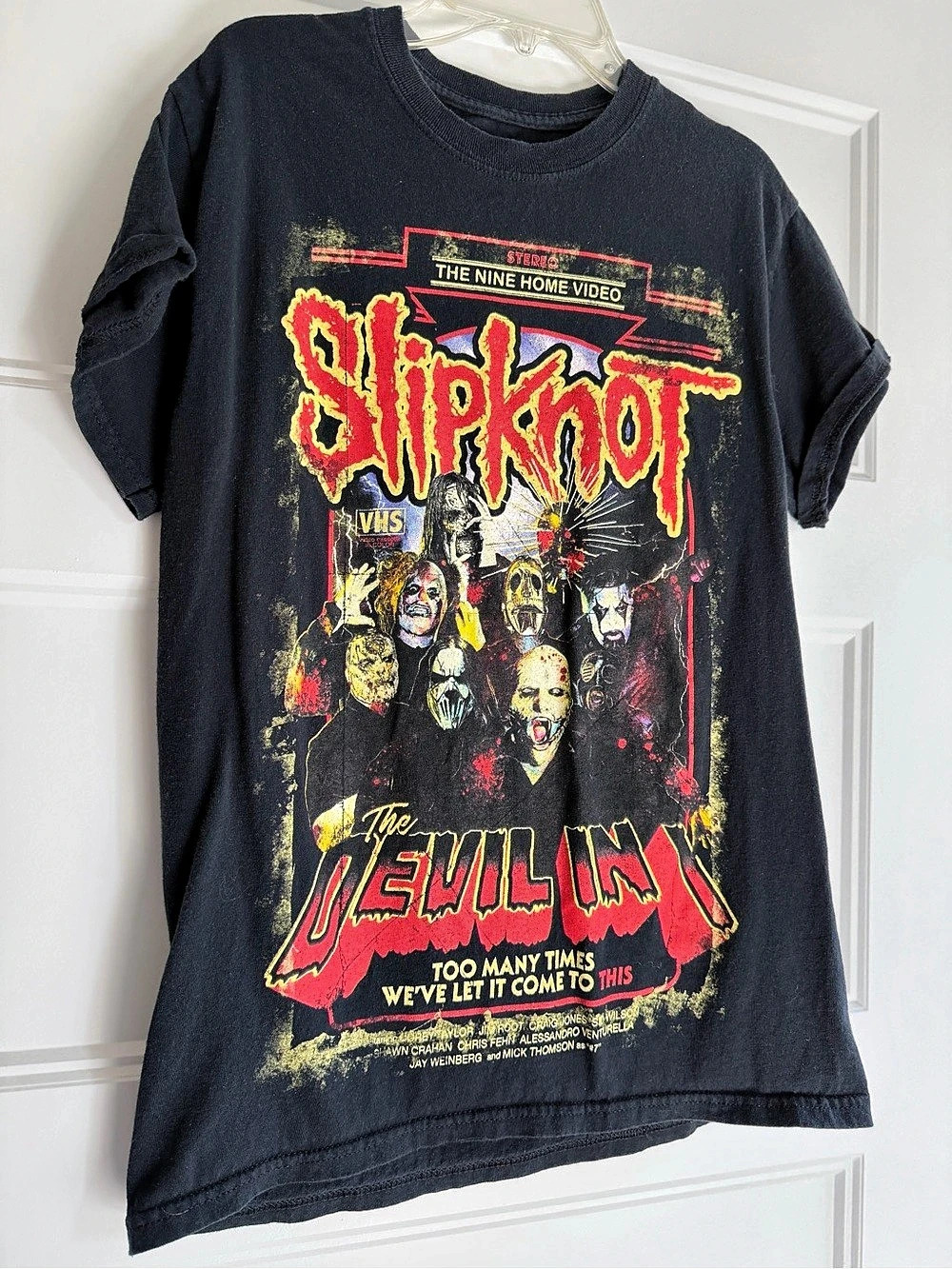 Slipknot The Nine Home Video The Devil In I Graphic Tee Black